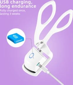 BeautyTech Elektrische Wimperkruller/Wimperkrultang - Wit - Oplaadbaar - Beauty - Verzorging - Make Up -Cosmetisch Korting 1039x1200 3