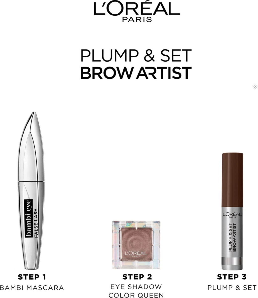 L'Oréal Brow Artist Plump & Set Wenkbrauwgel - 101 Blonde 6 L'Oréal Brow Artist Plump & Set Wenkbrauwgel - 101 Blonde - Afbeelding 6