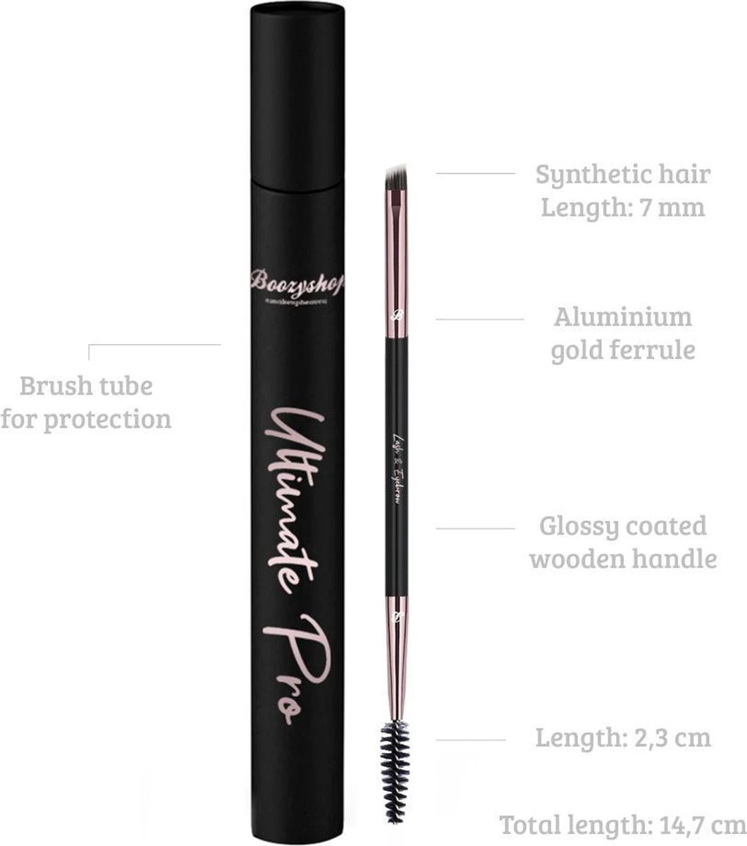 Boozyshop Ultimate Pro UP37 Lash & Eyebrow Brush 2 Boozyshop Ultimate Pro UP37 Lash & Eyebrow Brush - Afbeelding 2
