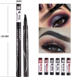 LULAA Microblade Pen - Watervaste Wenkbrauwpen - DONKERBRUIN - Waterproof Tattoo Pen - Make Up - Microblading - Eyebrow 8 LULAA Microblade Pen - Watervaste Wenkbrauwpen - DONKERBRUIN - Waterproof Tattoo Pen - Make Up - Microblading - Eyebrow -Cosmetisch Korting 1106x1200 3