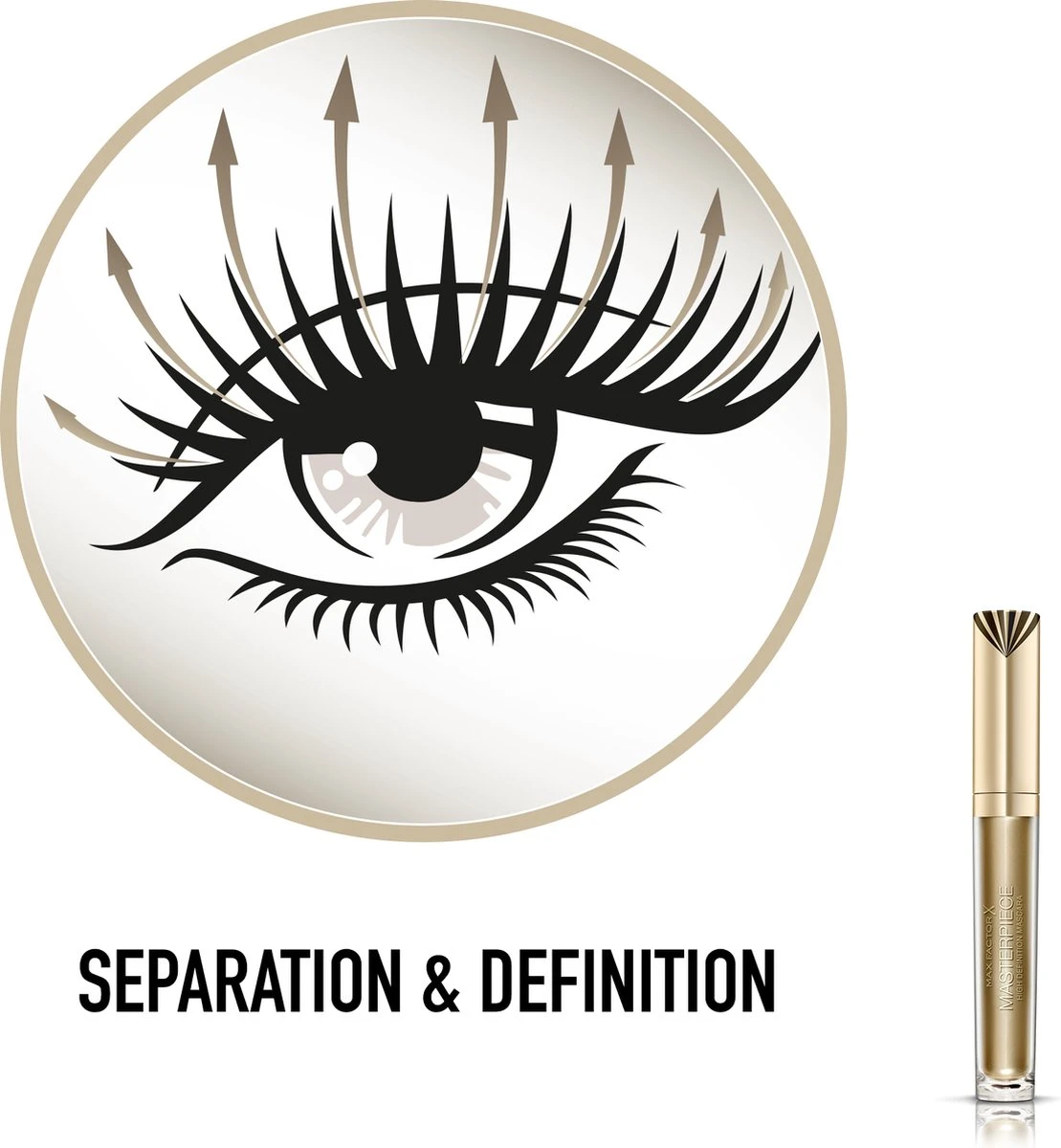 Max Factor Masterpiece Mascara High Definition - Black/Brown 3 Max Factor Masterpiece Mascara High Definition - Black/Brown - Afbeelding 3