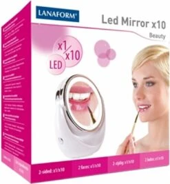Lanaform X10 Spiegel Met Ringverlichting - Make-upspiegel - Ø11cm 15 Lanaform X10 Spiegel Met Ringverlichting - Make-upspiegel - Ø11cm -Cosmetisch Korting 1109x1200 5