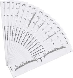 Wenkbrauw Liniaal - Wegwerp Wenkbrauwliniaal - 50 Stuks - Microblading - PMU - Henna Brows