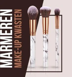 Luxe Make Up Kwasten Set - Make Up Brush - Oogschaduw – Beauty - Foundation Kwast - Poederkwast - Brush - Make Up - Cosmetica - Kwasten Set – Make Up Etui - Make Up Penselen Set – Make Up Set -Cosmetisch Korting 1120x1200 2