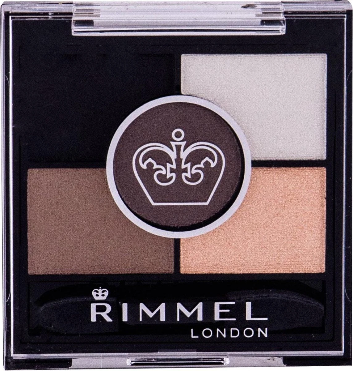Rimmel London Glam'Eyes HD Pentad Oogschaduw - 023 Foggy Grey 2 Rimmel London Glam'Eyes HD Pentad Oogschaduw - 023 Foggy Grey - Afbeelding 2
