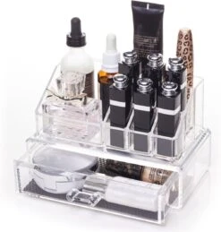 UNIQ Make-up Organizer Met 1 Lade SF-1061 (U310) - Cosmetica Opbergdoos - Transparant