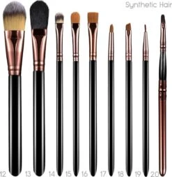 Evvie Professionele 29-delige Make-up Kwasten Set Deluxe Visagie Kwastenset 11 Evvie Professionele 29-delige Make-up Kwasten Set Deluxe Visagie Kwastenset -Cosmetisch Korting 1172x1200 2