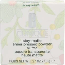 Clinique - STAY MATTE SHEER Powder 01-stay Buff 7.6 Gr -Cosmetisch Korting 1185x1200 1