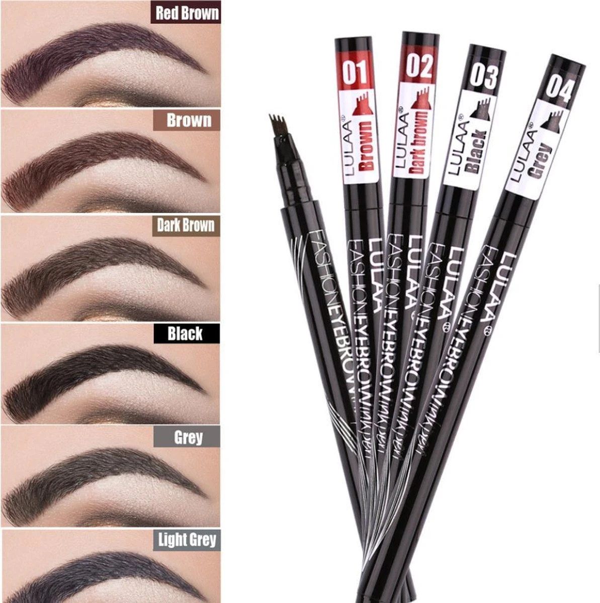 LULAA Microblade Pen - BRUIN - Watervaste Microblading Wenkbrauwpen - Waterproof Tattoo Pen - Make Up - Eyebrow Blading 6 LULAA Microblade Pen - BRUIN - Watervaste Microblading Wenkbrauwpen - Waterproof Tattoo Pen - Make Up - Eyebrow Blading - Afbeelding 6