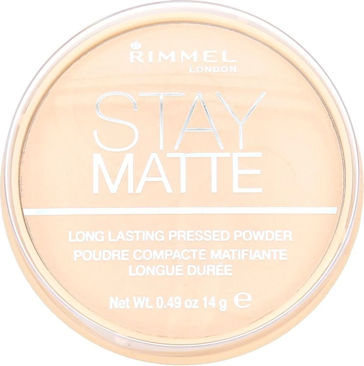 Rimmel London Stay Matte Pressed Powder - 001 Transparent - Powder 11 Rimmel London Stay Matte Pressed Powder - 001 Transparent - Powder - Afbeelding 11