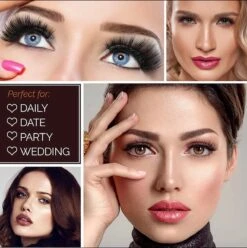 Nepwimers Zonder Lijm | Magnetische Wimpers | Eyeliners | Diamond Wimpers | Pincet | Wimperset | Model Diamond | Fake Lashes | M5 Lashes Diamond Set | Herbruikbare Wimpers | 3D Wimpers | Kit | Waterbestendig | Natuurlijke Wimpers | Waterproof -Cosmetisch Korting 1196x1200 7