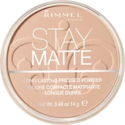 Rimmel London Stay Matte Pressed Powder - 005 Silky Beige -Cosmetisch Korting 1198x1200