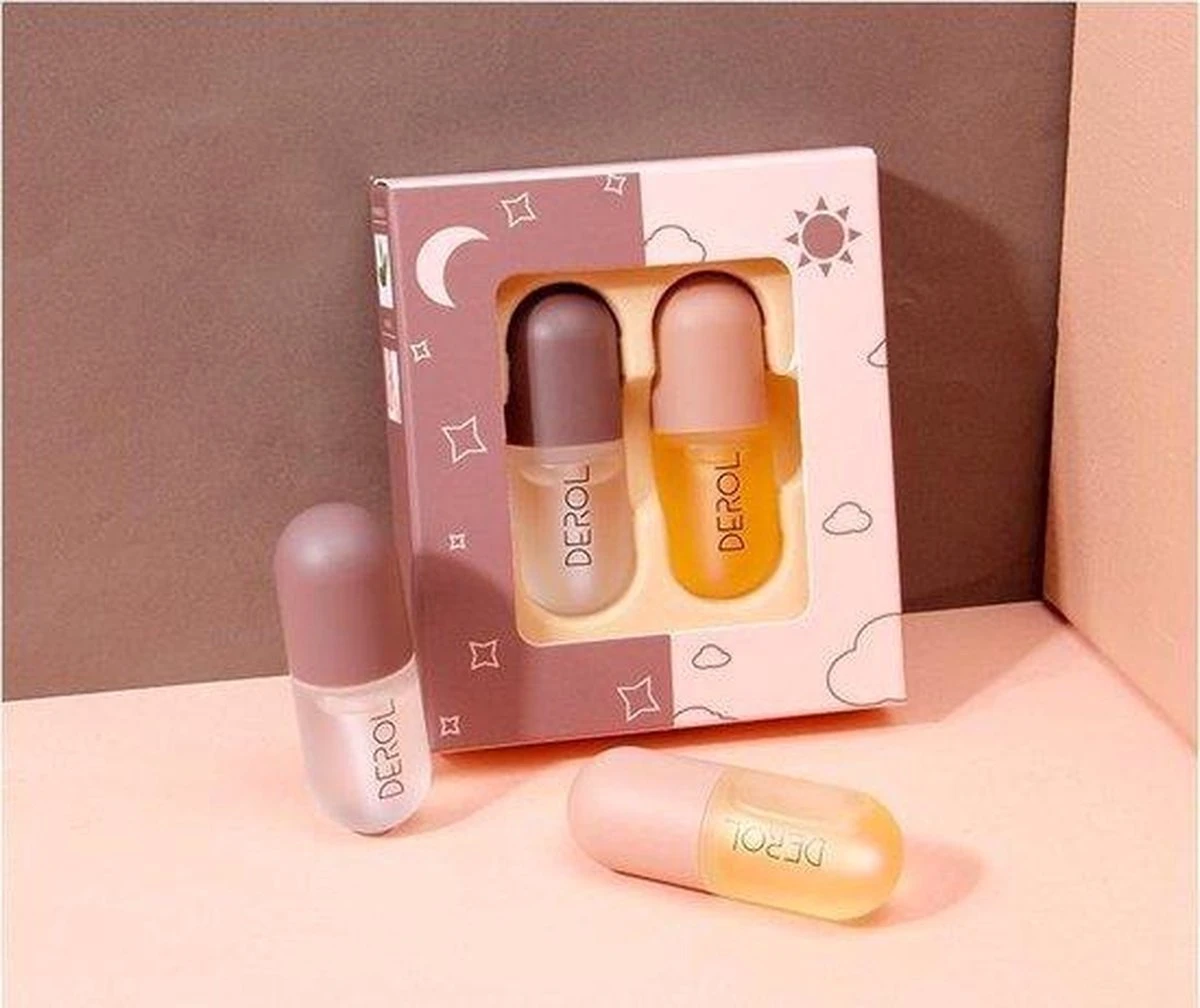 2 Stuks DAG En Nacht Lip Plumpers | Natuurlijke Lip Plumpers | 50% Vollere Lippen In 2 Min | Lip Filler | Lipgloss | Lip Maximizer | Cadeautip | In Een Schattige Cadeauverpakking! 1 2 Stuks DAG En Nacht Lip Plumpers | Natuurlijke Lip Plumpers | 50% Vollere Lippen In 2 Min | Lip Filler | Lipgloss | Lip Maximizer | Cadeautip | In Een Schattige Cadeauverpakking!