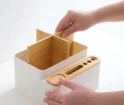 LYVION Make-up En Bureau Organizer - Kunststof En Bamboe 11 LYVION Make-up En Bureau Organizer - Kunststof En Bamboe -Cosmetisch Korting 1200x1017 1