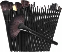 Professionele 24-Delige Make-Up Kwastenset - Cosmetica Visagie Makeup Kwasten Set - Mascara/Oogschaduw/Concealer/Foundation/Blush/Eyeliner/Highlighter/Poederkwast Beauty Brush - Contourkwast Make Up Brushes Borstels Penselen - Met Luxe Opberg Etui 15 Professionele 24-Delige Make-Up Kwastenset - Cosmetica Visagie Makeup Kwasten Set - Mascara/Oogschaduw/Concealer/Foundation/Blush/Eyeliner/Highlighter/Poederkwast Beauty Brush - Contourkwast Make Up Brushes Borstels Penselen - Met Luxe Opberg Etui -Cosmetisch Korting 1200x1022 2
