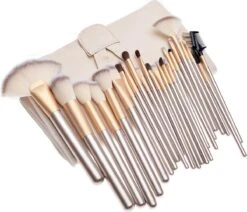 Professionele Make-up Kwastenset - 24 Delig - Beige-Goud 16 Professionele Make-up Kwastenset - 24 Delig - Beige-Goud -Cosmetisch Korting 1200x1030 2