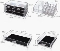Merkloos Make-up Organizer - Tweedelig - Cosmetica Opbergdoos 9 Merkloos Make-up Organizer - Tweedelig - Cosmetica Opbergdoos -Cosmetisch Korting 1200x1036 1