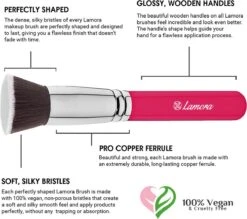Foundation Borstel Roze - Lamora - Make-Up Kwast -Cosmetisch Korting 1200x1063 4