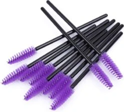 Vardaan Wegwerp Wimper & Wenkbrauw Borstels - Mascara Borsteltjes - Paarse & Roze Borsteltjes Voor Makeup - Mascara Borstel - 50 Stuks -Cosmetisch Korting 1200x1085 3