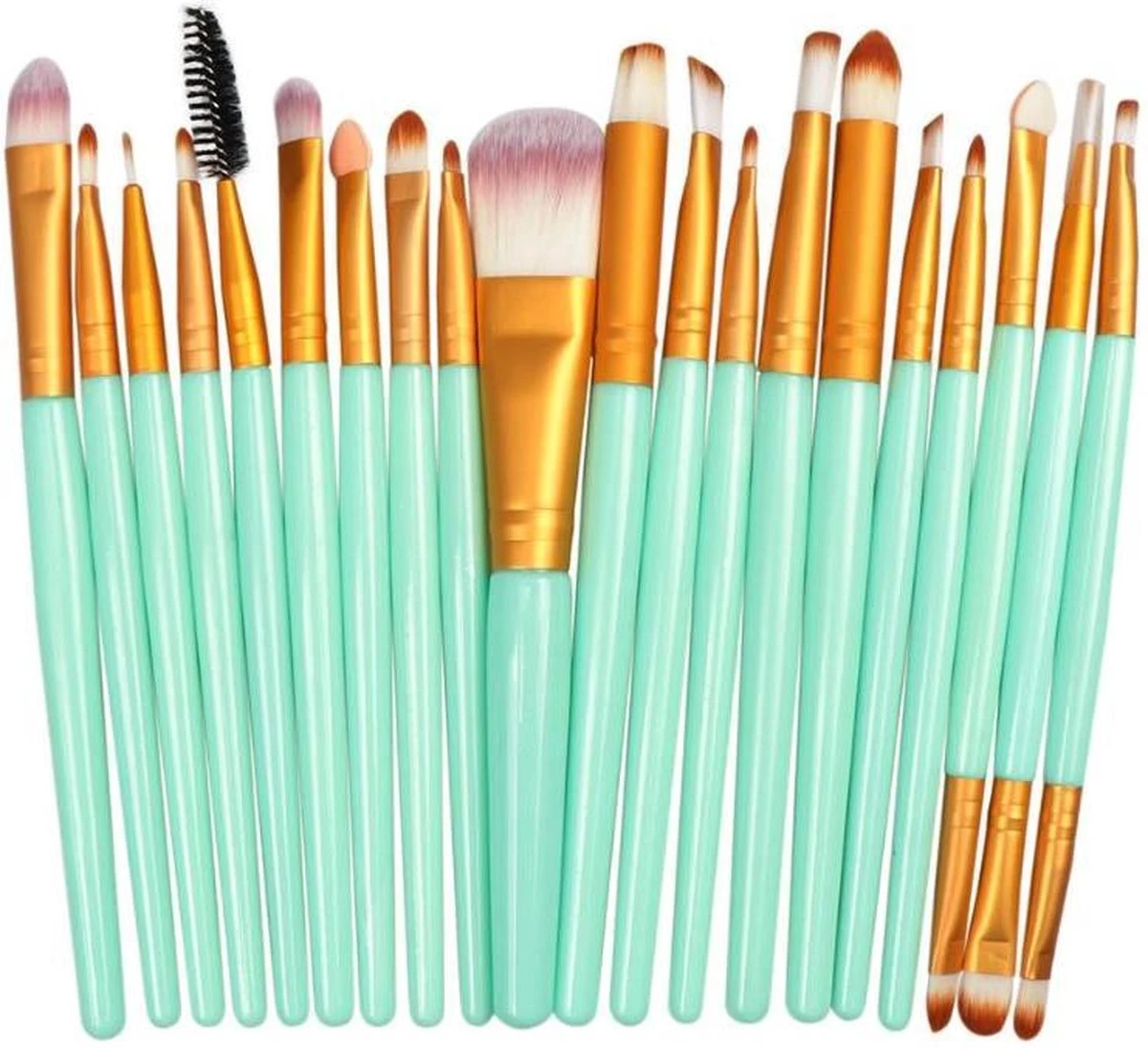 20Stuks Make-Up Kwasten Set Groen Oogschaduw Foundation Poeder Eyeliner Wimper Lip Make Up Borstel Cosmetische Beauty Tool Kit Hot 1 20Stuks Make-Up Kwasten Set Groen Oogschaduw Foundation Poeder Eyeliner Wimper Lip Make Up Borstel Cosmetische Beauty Tool Kit Hot