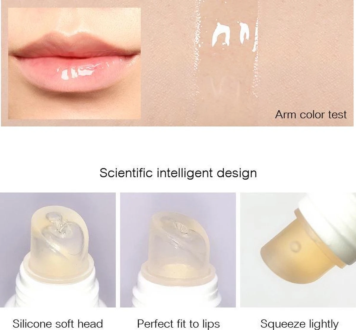 Karité SOS Lip Plumping Gloss - Lip Plumper - Vollere Lippen - Collageen - Argan Olie - Gehydrateerde Lippen - Lipgloss 2 Karité SOS Lip Plumping Gloss - Lip Plumper - Vollere Lippen - Collageen - Argan Olie - Gehydrateerde Lippen - Lipgloss - Afbeelding 2