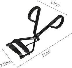 INTER-ESQUE® Wimperkruller - Eyelash Curler + 3x Gratis Extra Siliconen Pad & 3x Extra Kam - Zwart -Cosmetisch Korting 1200x1123 1
