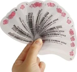 LOUZIR Wenkbrauw Sjablonen Set - 24 Stuks - Wenkbrauw Tekenen -Cosmetisch Korting 1200x1127 1