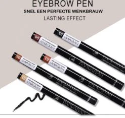 Wenkbrauw Microblade Pen - Tattoo - BRUIN 03 - Watervaste Microblading Wenkbrauwpen - Eyebrow Tattoo Pen - Make Up - 4 Punts Pen -Cosmetisch Korting 1200x1136