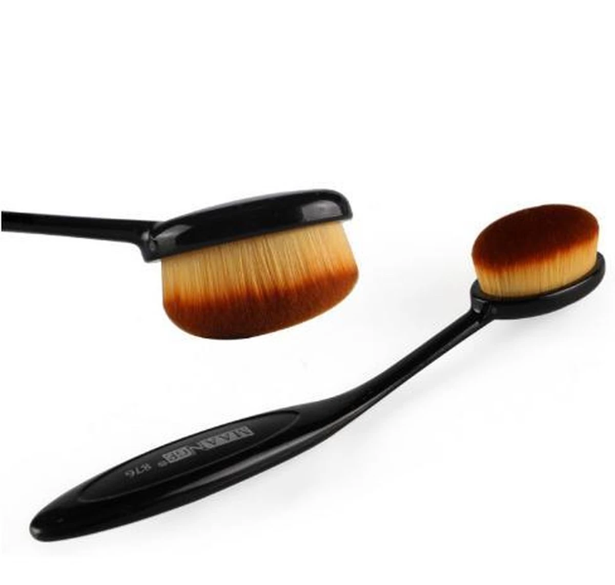 Brush - Make-up - Ovale Brush - Make Up Kwast - Make-up Kwast - Oval Make Up Brush - Foundation Brush - Make-up Brush | 1 Stuk 1 Brush - Make-up - Ovale Brush - Make Up Kwast - Make-up Kwast - Oval Make Up Brush - Foundation Brush - Make-up Brush | 1 Stuk
