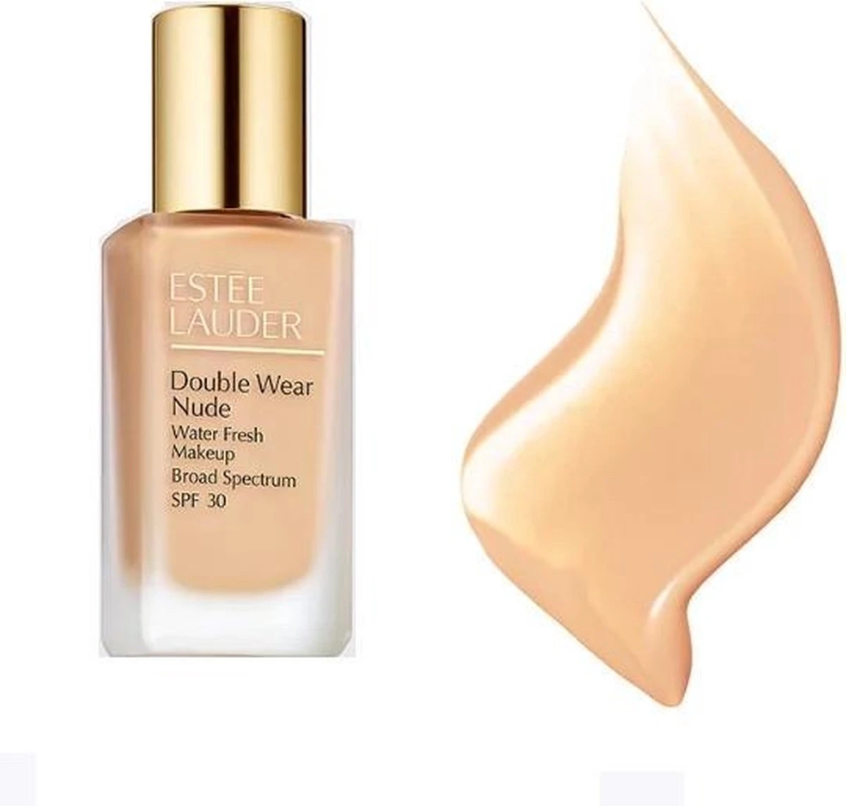 Estee Lauder - Double Wear Nude Water Fresh Makeup Spf30 Lightweight Foundation 1W1 Bone 30Ml 7 Estee Lauder - Double Wear Nude Water Fresh Makeup Spf30 Lightweight Foundation 1W1 Bone 30Ml - Afbeelding 7