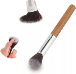 10-delig Bamboe Make-up Geschenkset- Make-up Kwasten - Make Up Brush- Poederkwast -Make Up Penselen Set -Foundation Kwast- Poeder Kwast- Concealer Brush- Lip Brush -Cosmetisch Korting 1200x1155 4