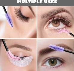 Vardaan Wegwerp Wimper & Wenkbrauw Borstels - Mascara Borsteltjes - Paarse & Roze Borsteltjes Voor Makeup - Mascara Borstel - 50 Stuks -Cosmetisch Korting 1200x1158 15