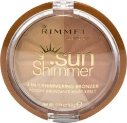 Rimmel London Rimmel - SunShimmer 3 In 1 Shimmering Bronzer Lustrous Powder 9.9 G 1 Gold Princess - -Cosmetisch Korting 1200x1164 3