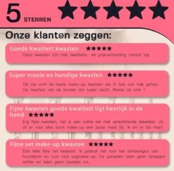 BeauRose Make Up Kwasten Set - Make Up Brush - Oogschaduw - Foundation Kwast - Poeder Kwast - Brush - Make Up - Cosmetica - Kwasten Set – Make Up Tasje - 12 Stuks 19 BeauRose Make Up Kwasten Set - Make Up Brush - Oogschaduw - Foundation Kwast - Poeder Kwast - Brush - Make Up - Cosmetica - Kwasten Set – Make Up Tasje - 12 Stuks -Cosmetisch Korting 1200x1179 5