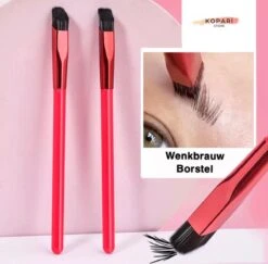 Kopari Wenkbrauwborstel - Wenkbrauw Borstel - Make-up - Vierkant - Borstel - TikTok - Wenkbrauw - Trend - Schuin -Cosmetisch Korting 1200x1180 6