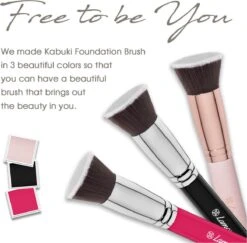 Foundation Borstel Roze - Lamora - Make-Up Kwast -Cosmetisch Korting 1200x1180 7
