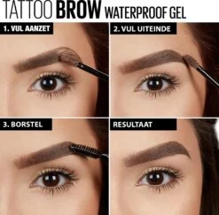 Maybelline Tattoo Brow Waterproof Wenkbrauwgel - 04 Medium Brown -Cosmetisch Korting 1200x1182 7