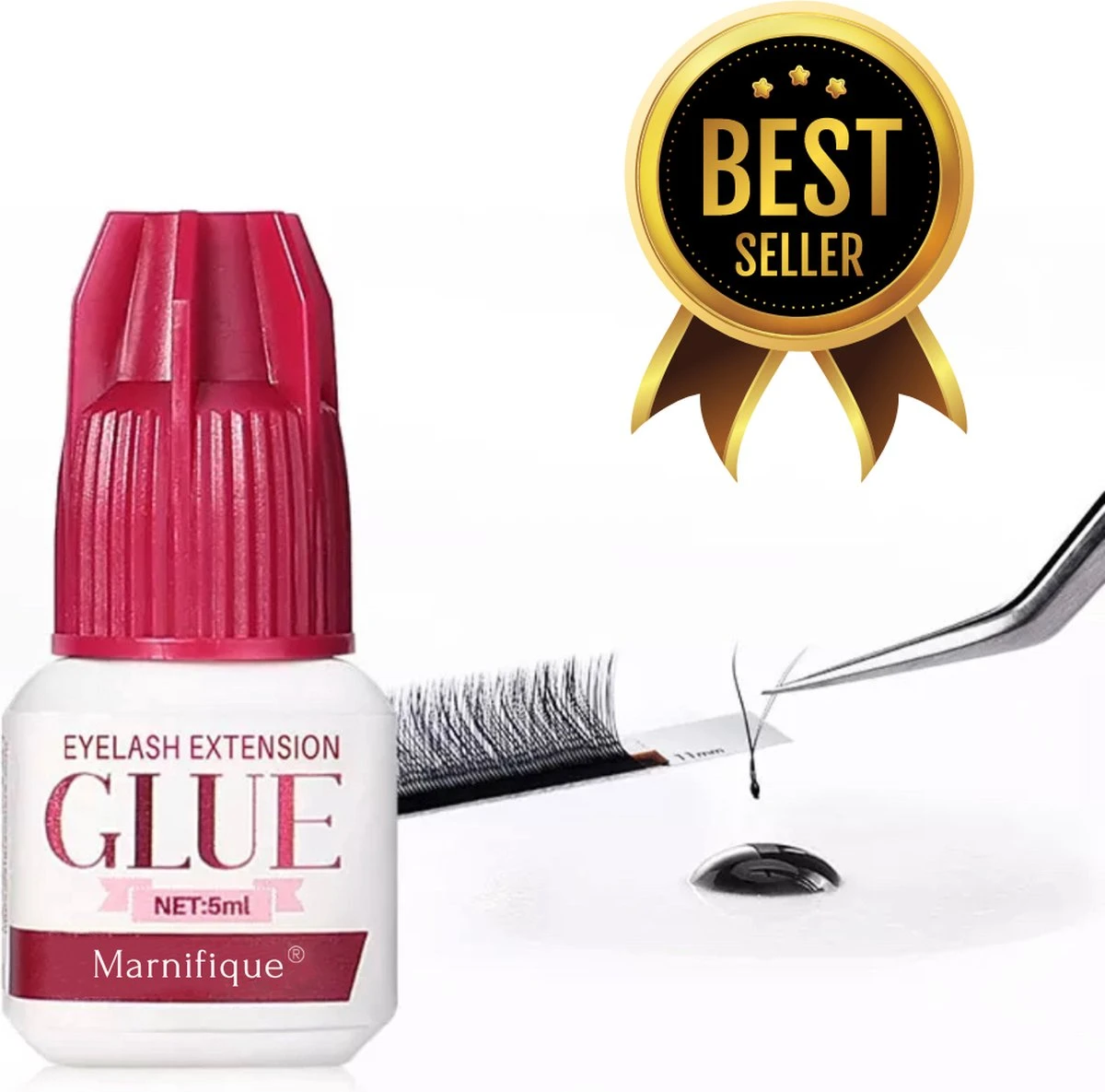 Marnifique® - Professionele Wimperextensions Lijm - Lash Extensions Bonder - Lash Extensions Glue - Wimperextension Lijm Professionel - Wimperextensions - Zwart - 5ml 1 Marnifique® - Professionele Wimperextensions Lijm - Lash Extensions Bonder - Lash Extensions Glue - Wimperextension Lijm Professionel - Wimperextensions - Zwart - 5ml