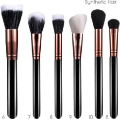 Evvie Professionele 29-delige Make-up Kwasten Set Deluxe Visagie Kwastenset 12 Evvie Professionele 29-delige Make-up Kwasten Set Deluxe Visagie Kwastenset -Cosmetisch Korting 1200x1185 7