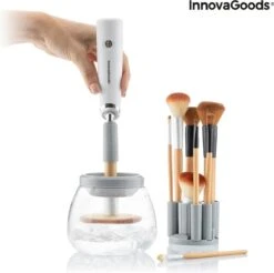Innovagoods Luxe Make-up Kwastenreiniger - Elektrisch - Reinigen én Drogen - Draadloos - Make-up Borstels Schoonmaken