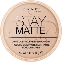 Rimmel London Stay Matte Pressed Powder - 005 Silky Beige -Cosmetisch Korting 1200x1197 1