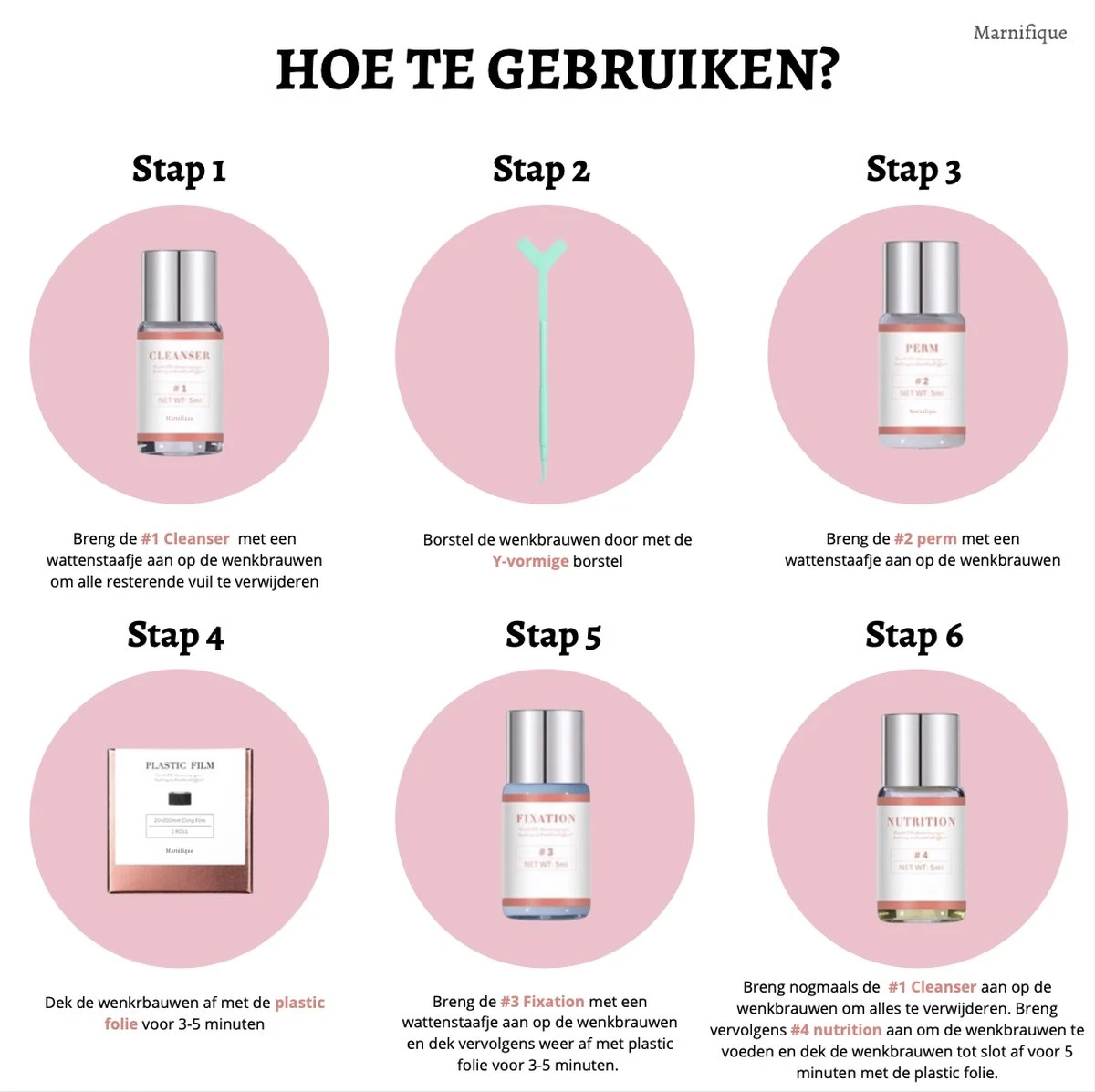 Marnifique® Professional Brow Lamination Kit - Starterkit - Eyebrow Lamination - Wenkbrauwgel - Wenkbrauw Borstel - Wenkbrauw Lift - Brow Soap - Brow Bar 8 Marnifique® Professional Brow Lamination Kit - Starterkit - Eyebrow Lamination - Wenkbrauwgel - Wenkbrauw Borstel - Wenkbrauw Lift - Brow Soap - Brow Bar - Afbeelding 8