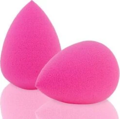 Merkloos Beauty Spons Blender Voor Make Up (2 Stuks) Make-up Spons