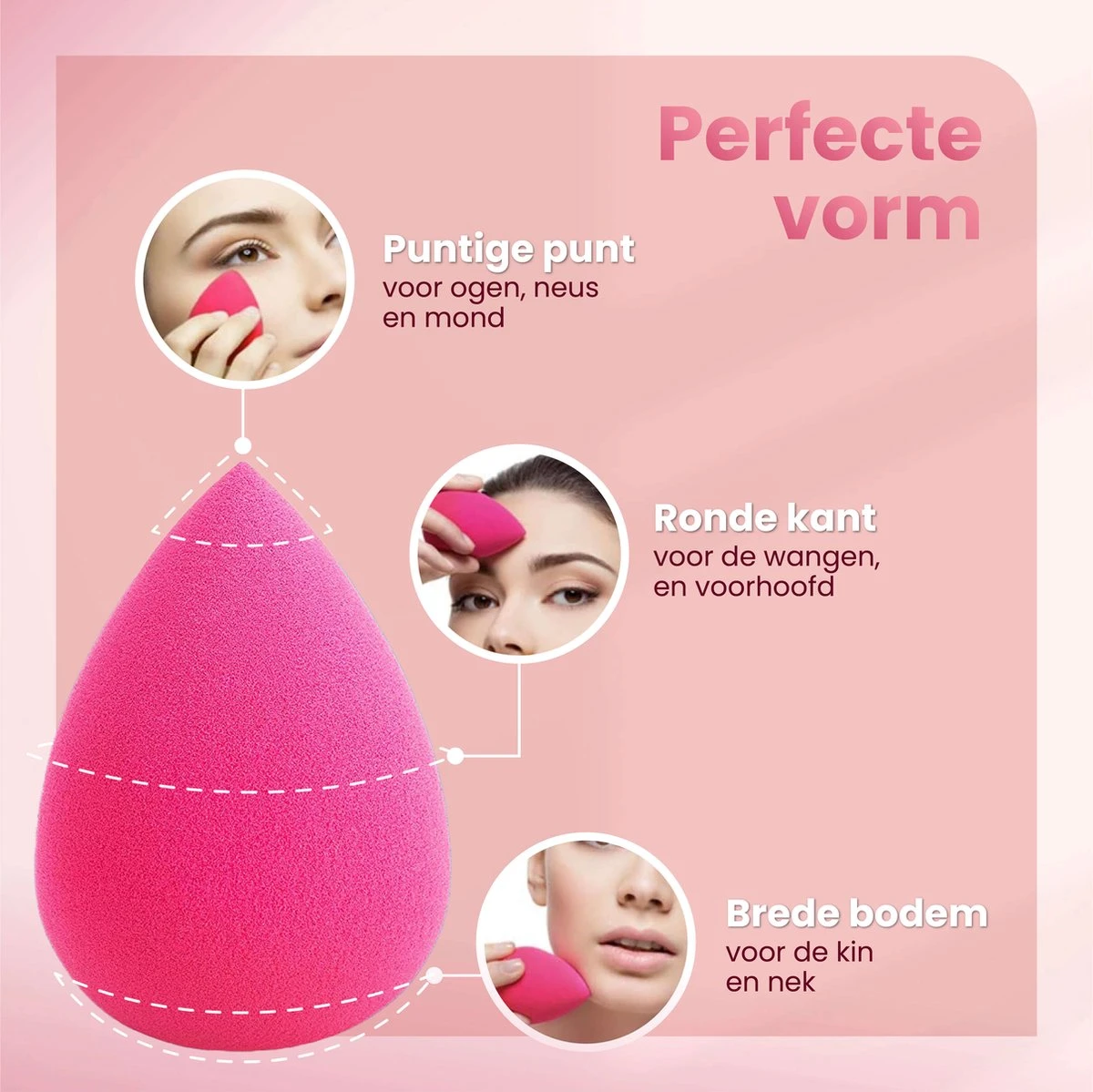 Beauty Blender - Make-up Sponsjes - Spons - 8 Stuks - Zacht & Perfecte Vorm! 3 Beauty Blender - Make-up Sponsjes - Spons - 8 Stuks - Zacht & Perfecte Vorm! - Afbeelding 3