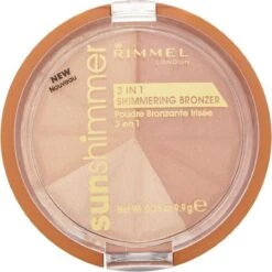 Rimmel London Rimmel - SunShimmer 3 In 1 Shimmering Bronzer Lustrous Powder 9.9 G 1 Gold Princess - -Cosmetisch Korting 1200x1200 128