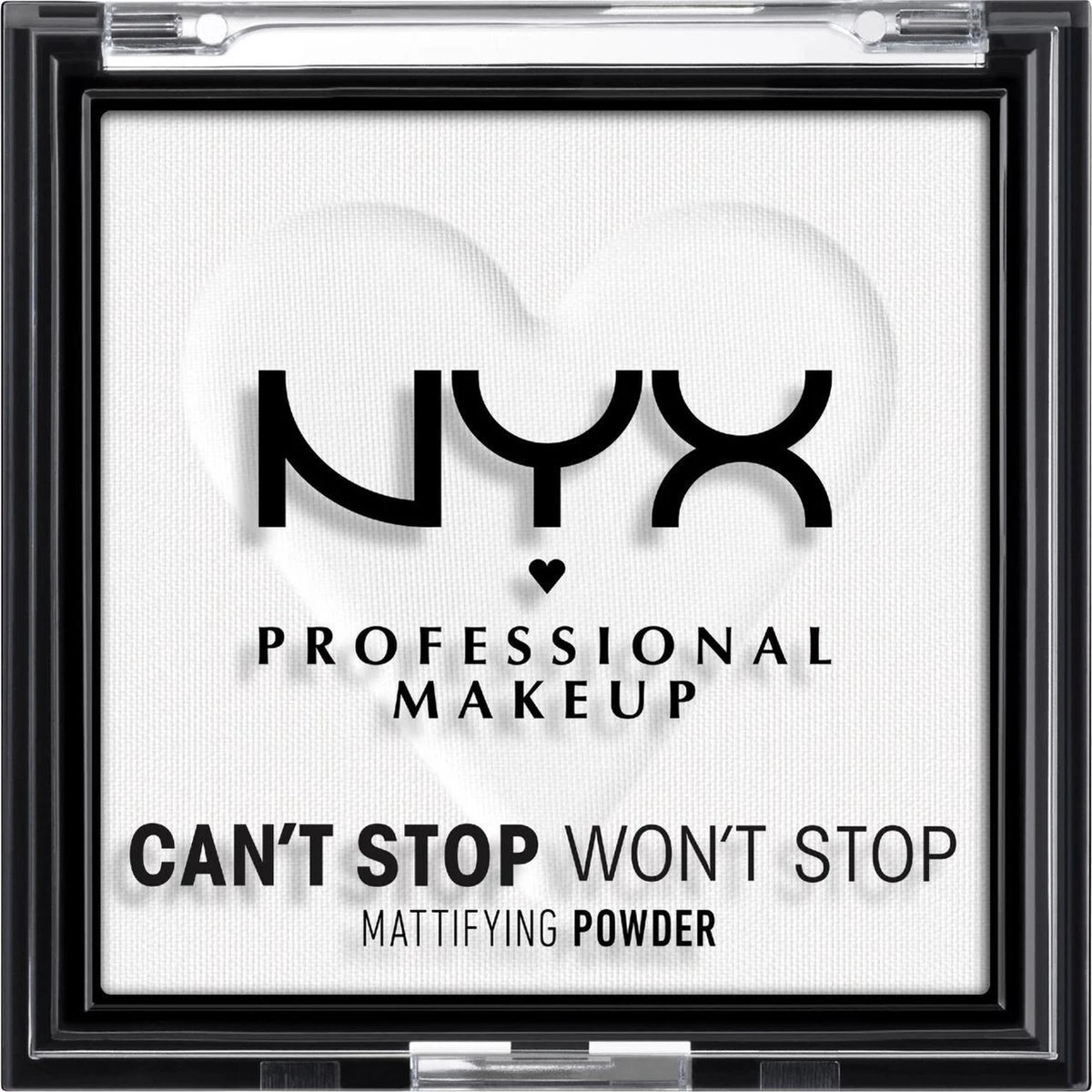 NYX Professional Makeup Can't Stop Won't Stop Mattifying Gezichtspoeder - Brightening Translucent 1 NYX Professional Makeup Can't Stop Won't Stop Mattifying Gezichtspoeder - Brightening Translucent