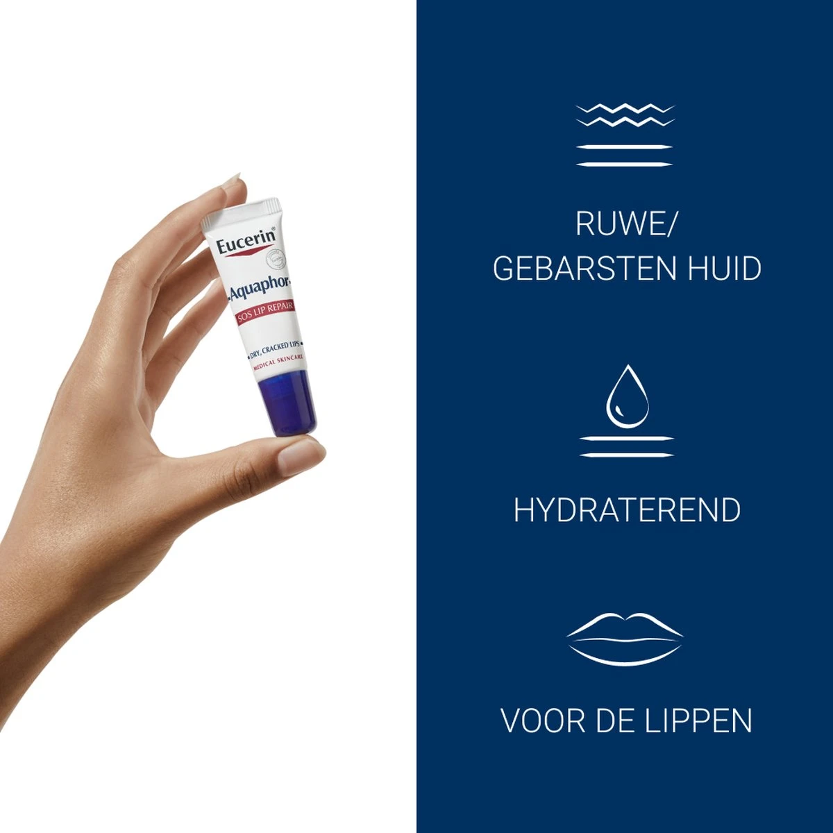 Eucerin Aquaphor SOS Lip Herstel - Lippenbalsem 4 Eucerin Aquaphor SOS Lip Herstel - Lippenbalsem - Afbeelding 4
