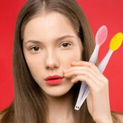 Merkloos Lip Scrub Borstel Set 4-delig - Mee Eters Verwijderen – Gezichtsreiniger – Gezichtsborstel Blackhead Remover -Cosmetisch Korting 1200x1200 264