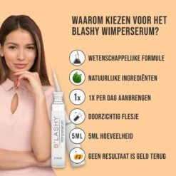 B’LASHY® Wimperserum - Wimper Groeimiddel - Wimper Serum Voor Sterke, Lange En Volle Wimpers - 5 Ml -Cosmetisch Korting 1200x1200 311