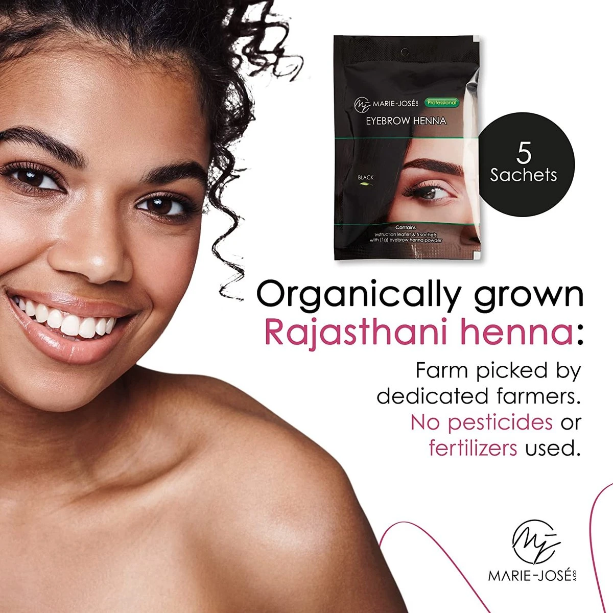 Henna Wenkbrauwverf Zwart | Henna Brows |Geschikt Voor Minstens 25 Toepassingen 7 Henna Wenkbrauwverf Zwart | Henna Brows |Geschikt Voor Minstens 25 Toepassingen - Afbeelding 7